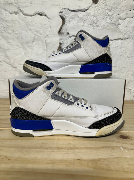 Air Jordan 3 Racer Blue Sz 9.5