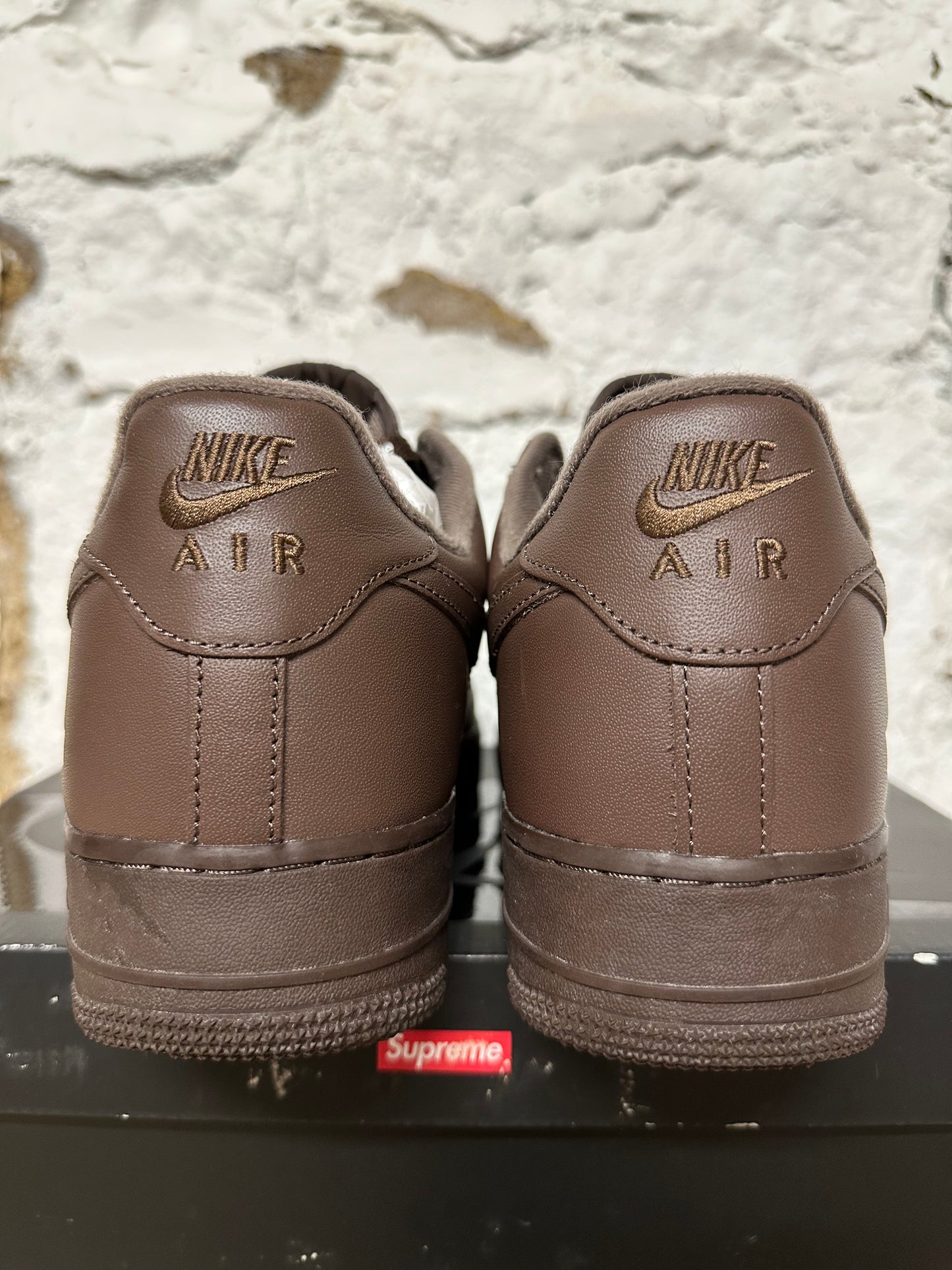 Nike Air Force 1 Low Supreme Baroque Brown Sz 11.5