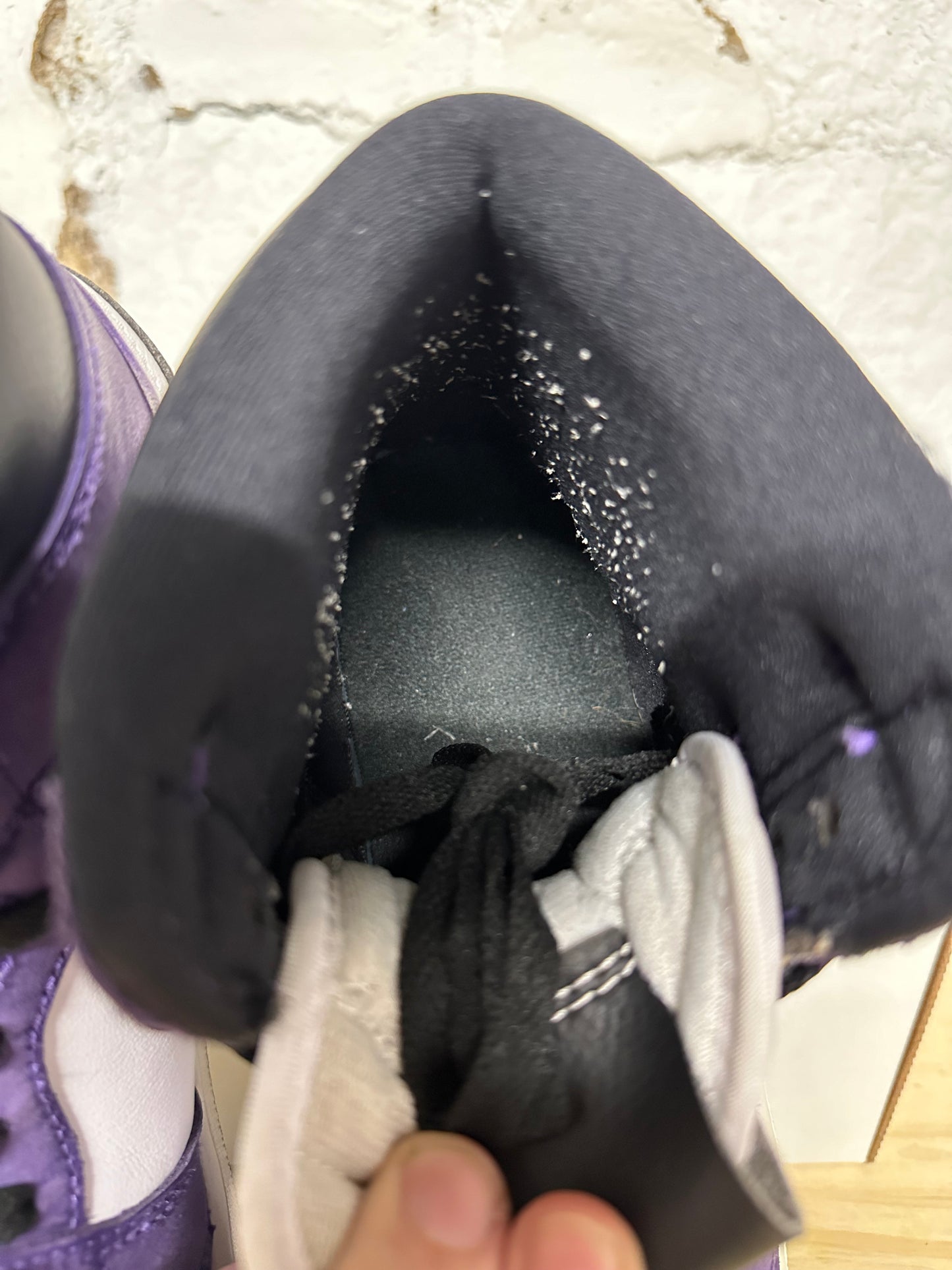 Air Jordan 1 High Court Purple White (Suede) Sz 10