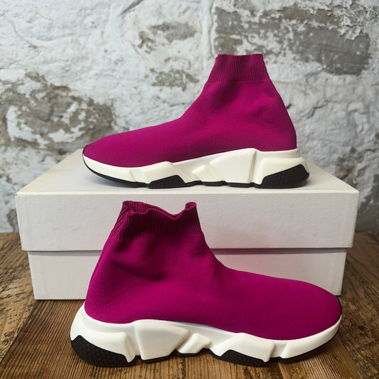 Balenciaga Sock Runner Rose Fuchsia Sneaker Sz 5 (37)