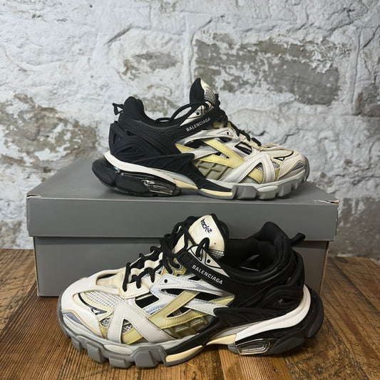 Balenciaga Track 2 Black White Cream Sneaker Sz 9 (42)