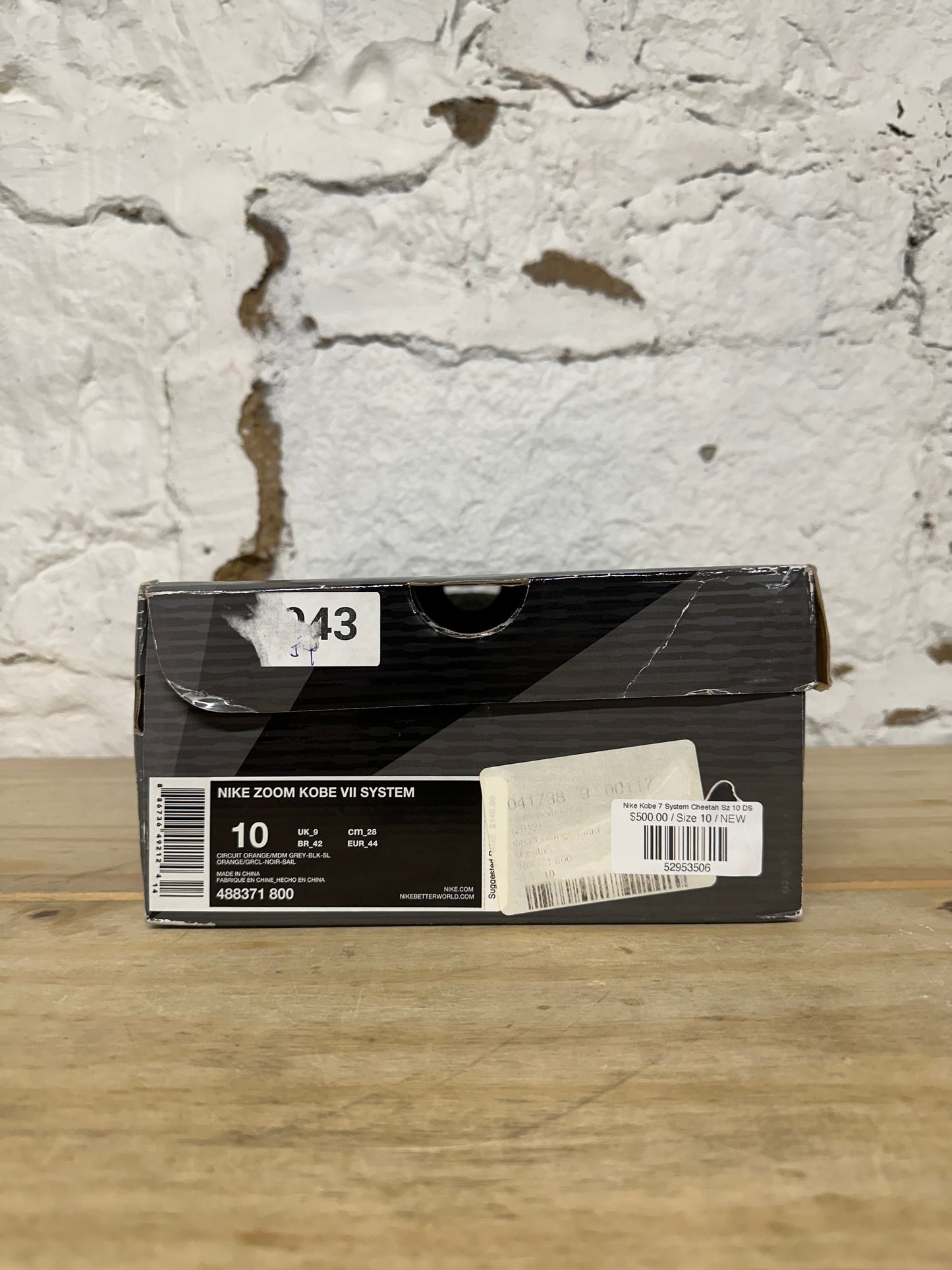 Nike Kobe 7 Cheetah Sz 10 DS