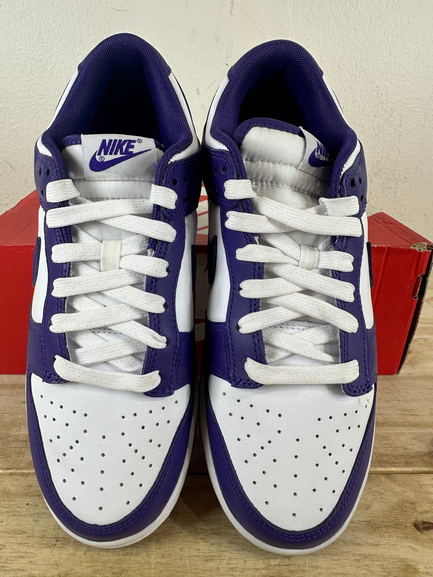 Nike Dunk Low Championship Court Purple Sz 7.5 DS
