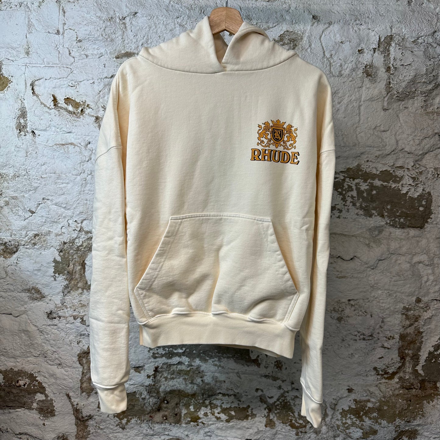 Rhude Cresta Cigar Cream Hoodie