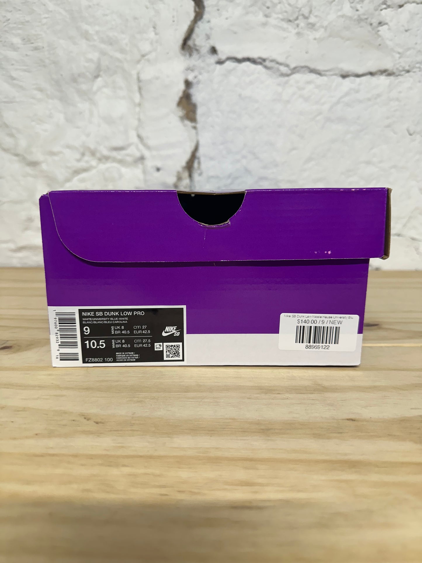 Nike SB Dunk Low Nicole Hause Sz 9 DS