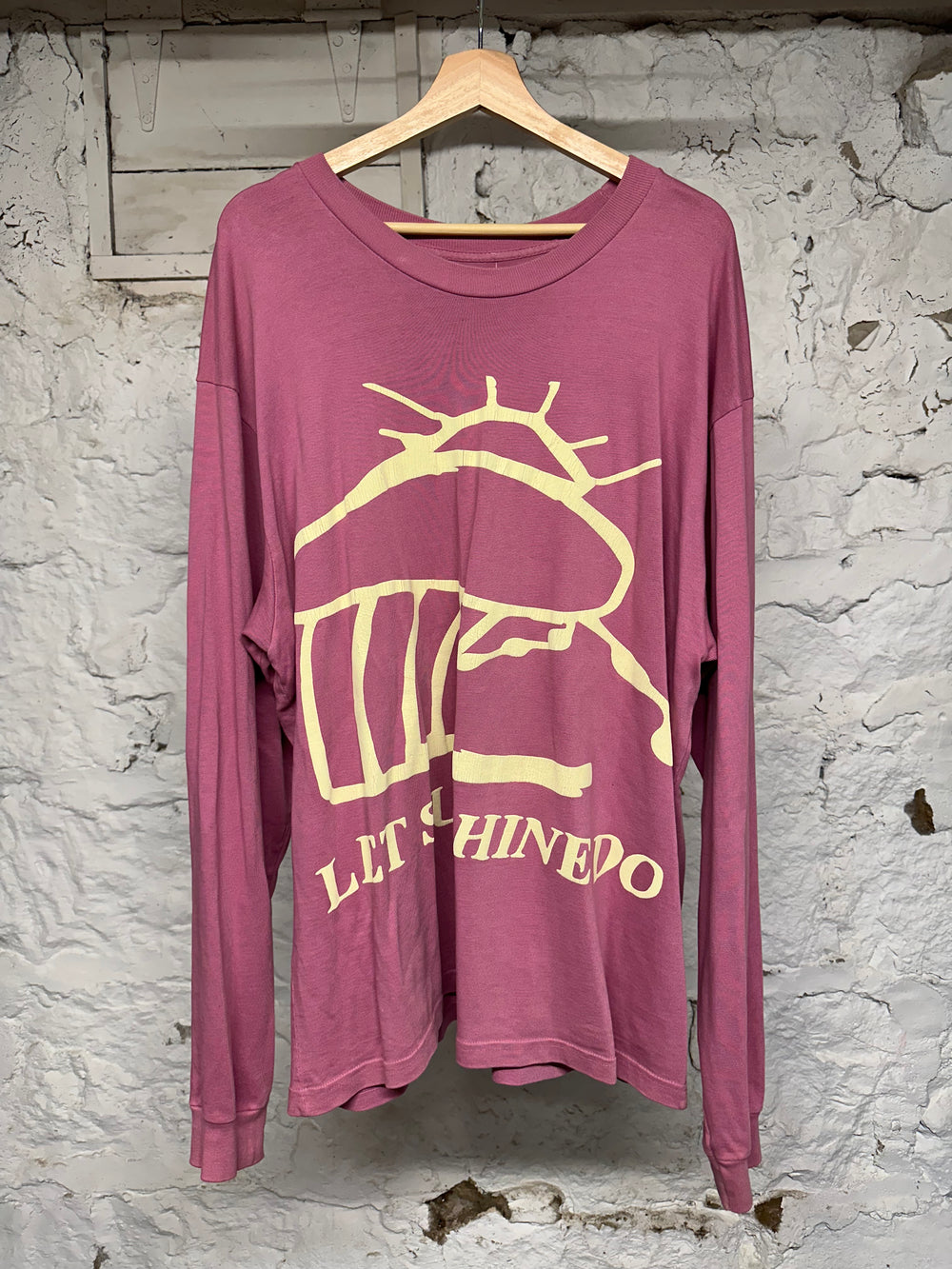 CPFM Let Sunshine Do Pink L/S T-Shirt Sz XL