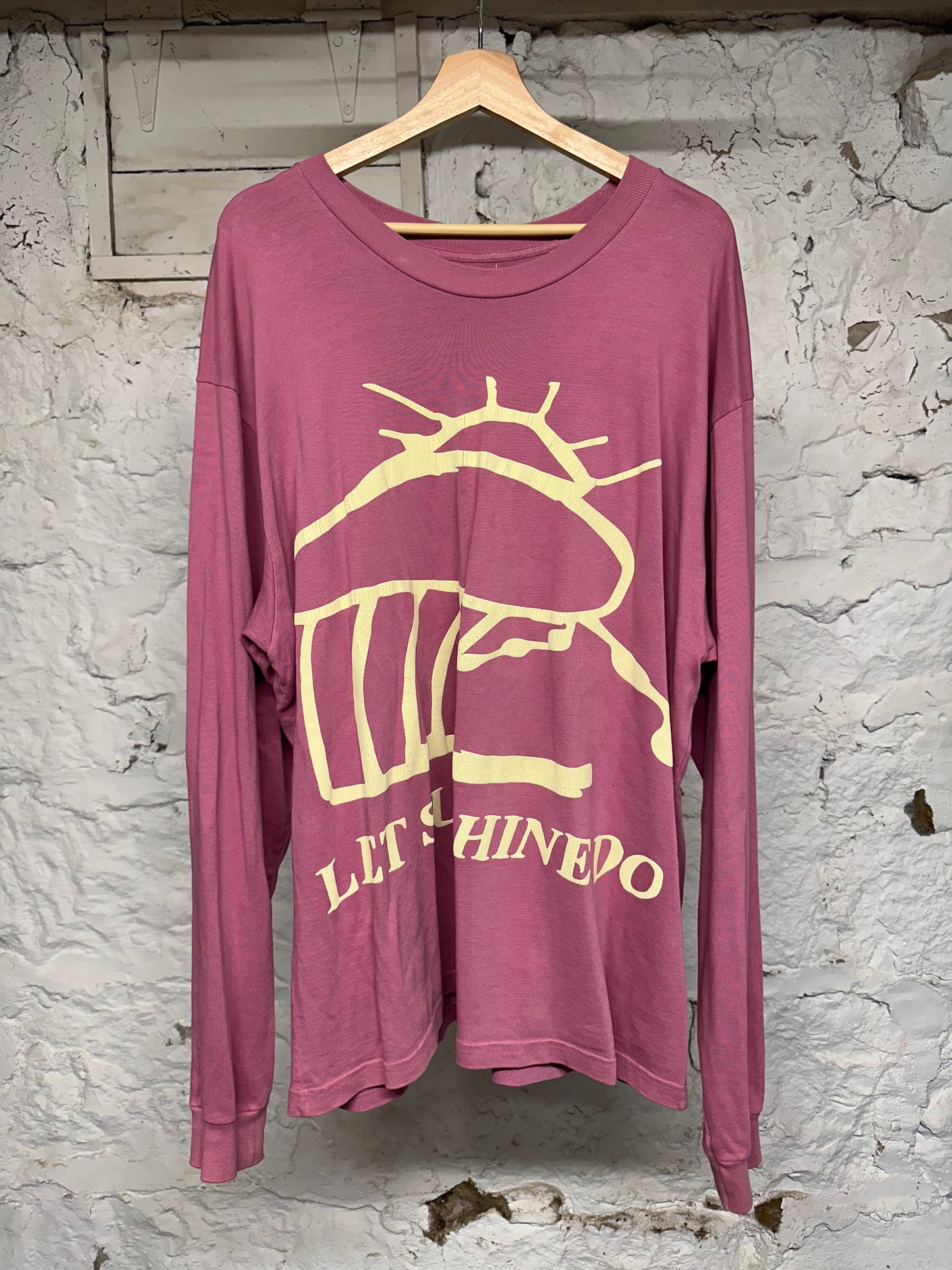 CPFM Let Sunshine Do Pink L/S T-Shirt Sz XL