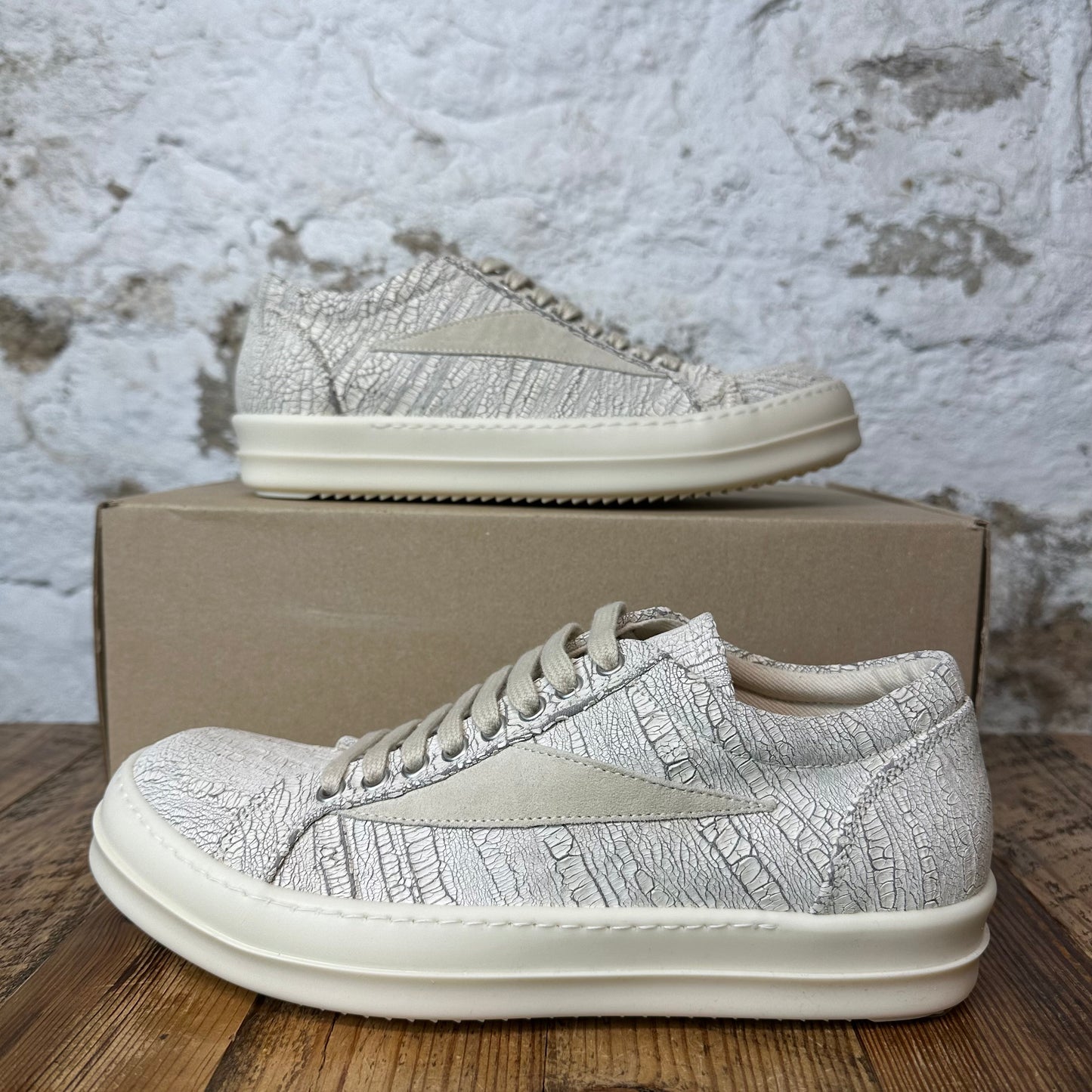 Rick Owens Vintage Megacrust Milk Sneaker