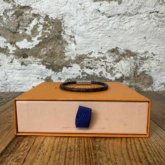 Louis Vuitton Ebene Keep It Bracelet W/ Box
