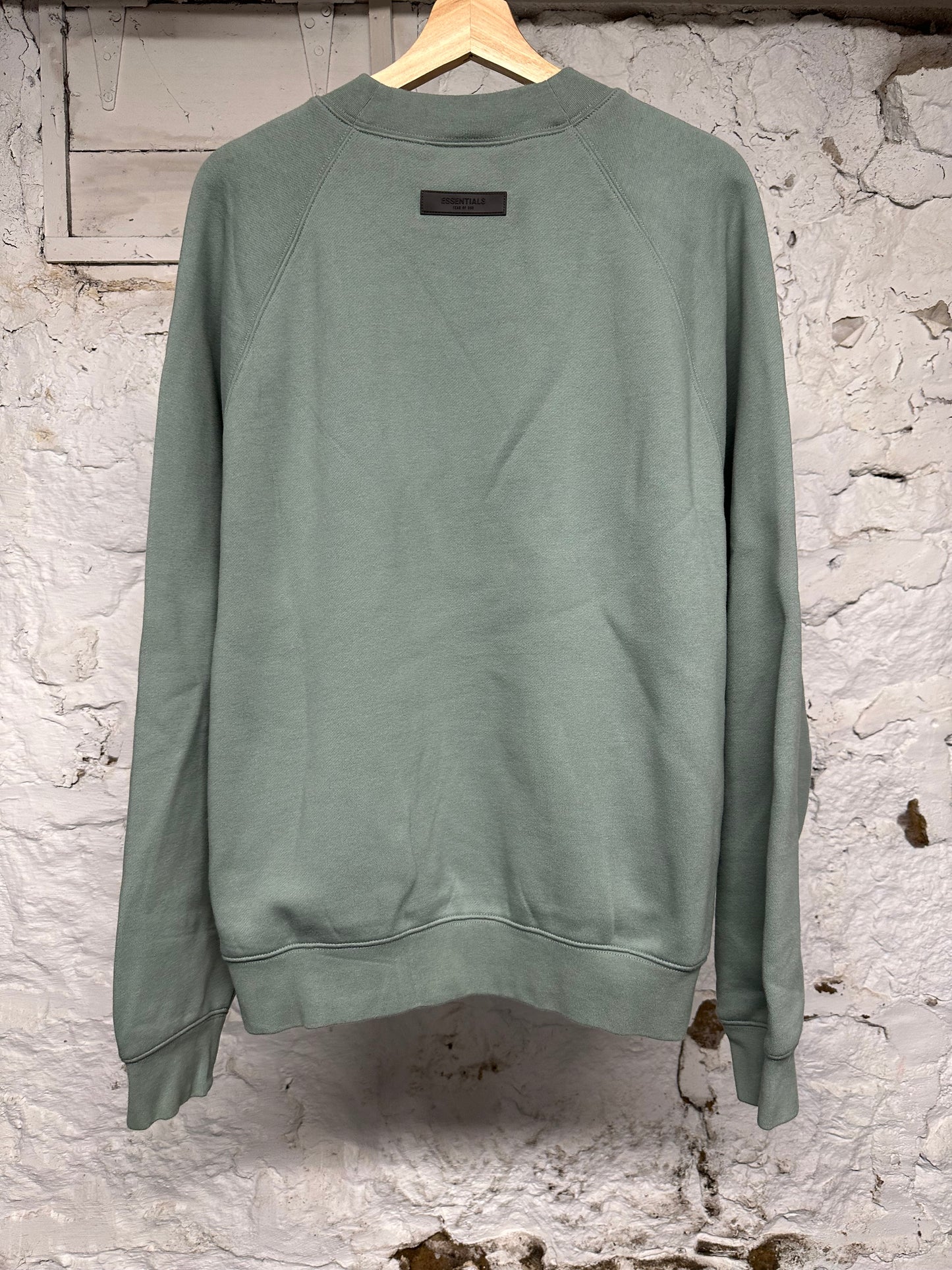 Fear of God Essentials Green Crewneck Sz M