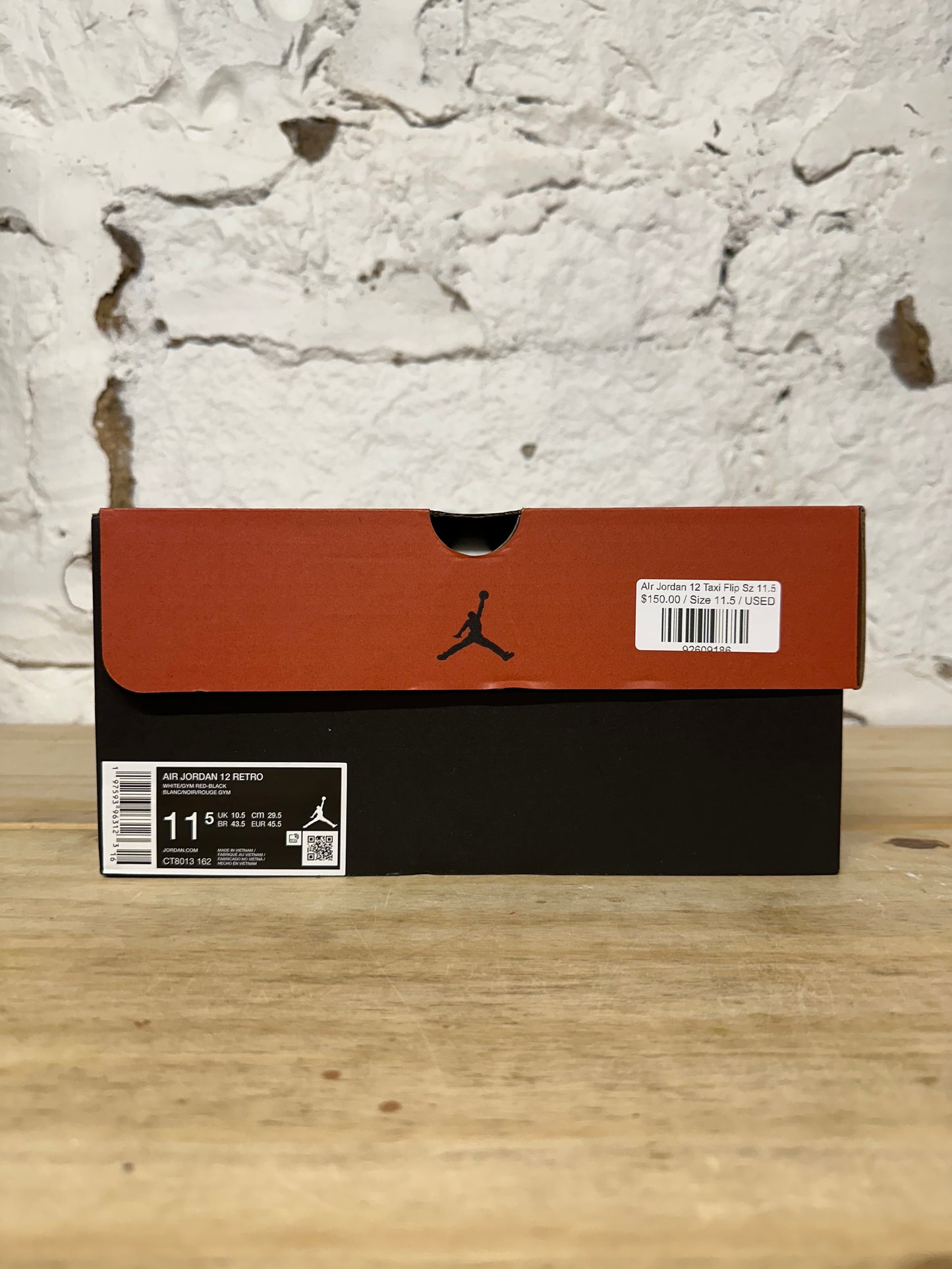 AIr Jordan 12 Taxi Flip Sz 11.5