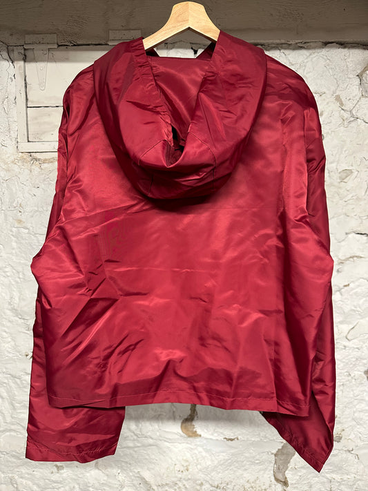 Saint Vanity Satin Red Jacket Sz L