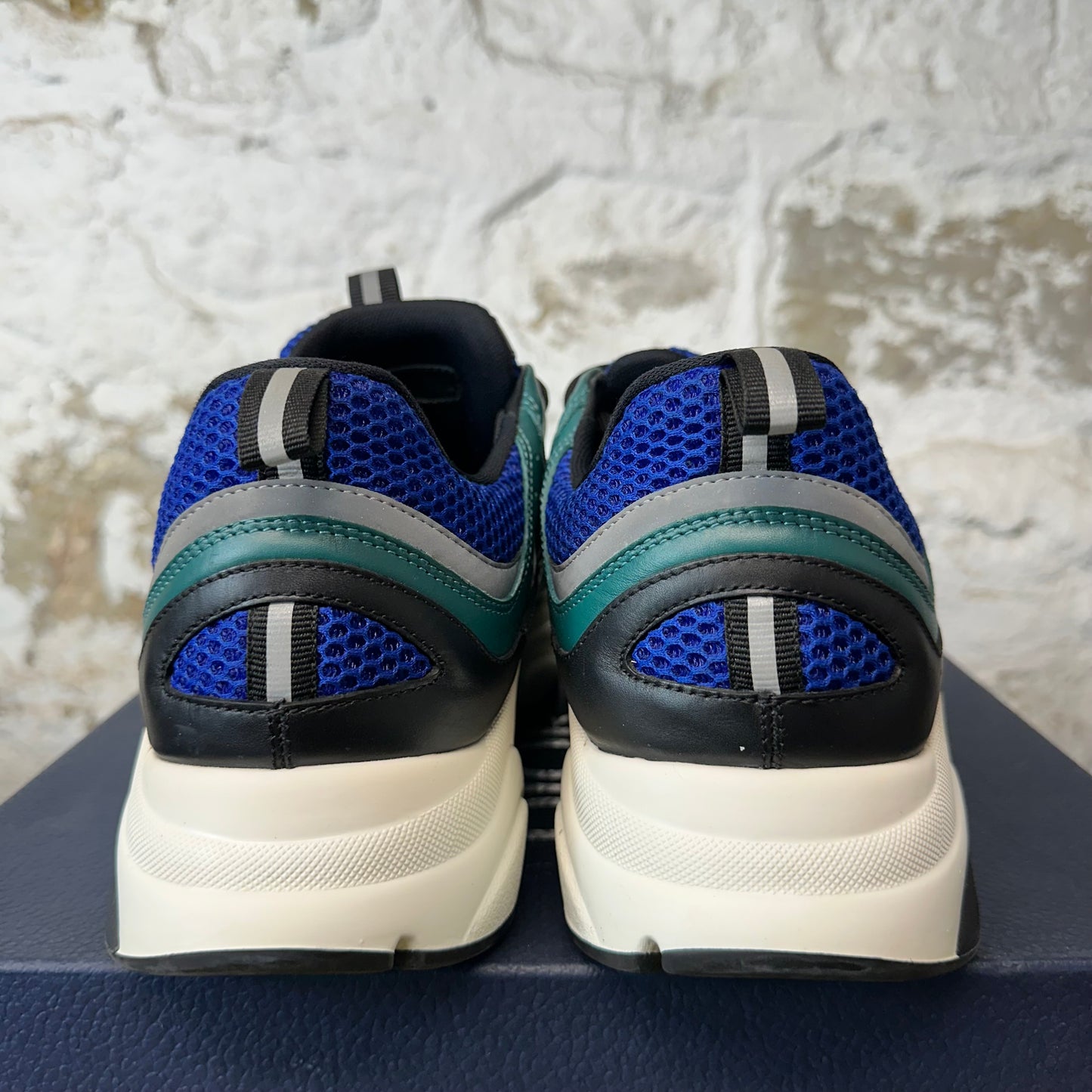 DIor B22 Blue Green White Sneaker Sz 14 (47)