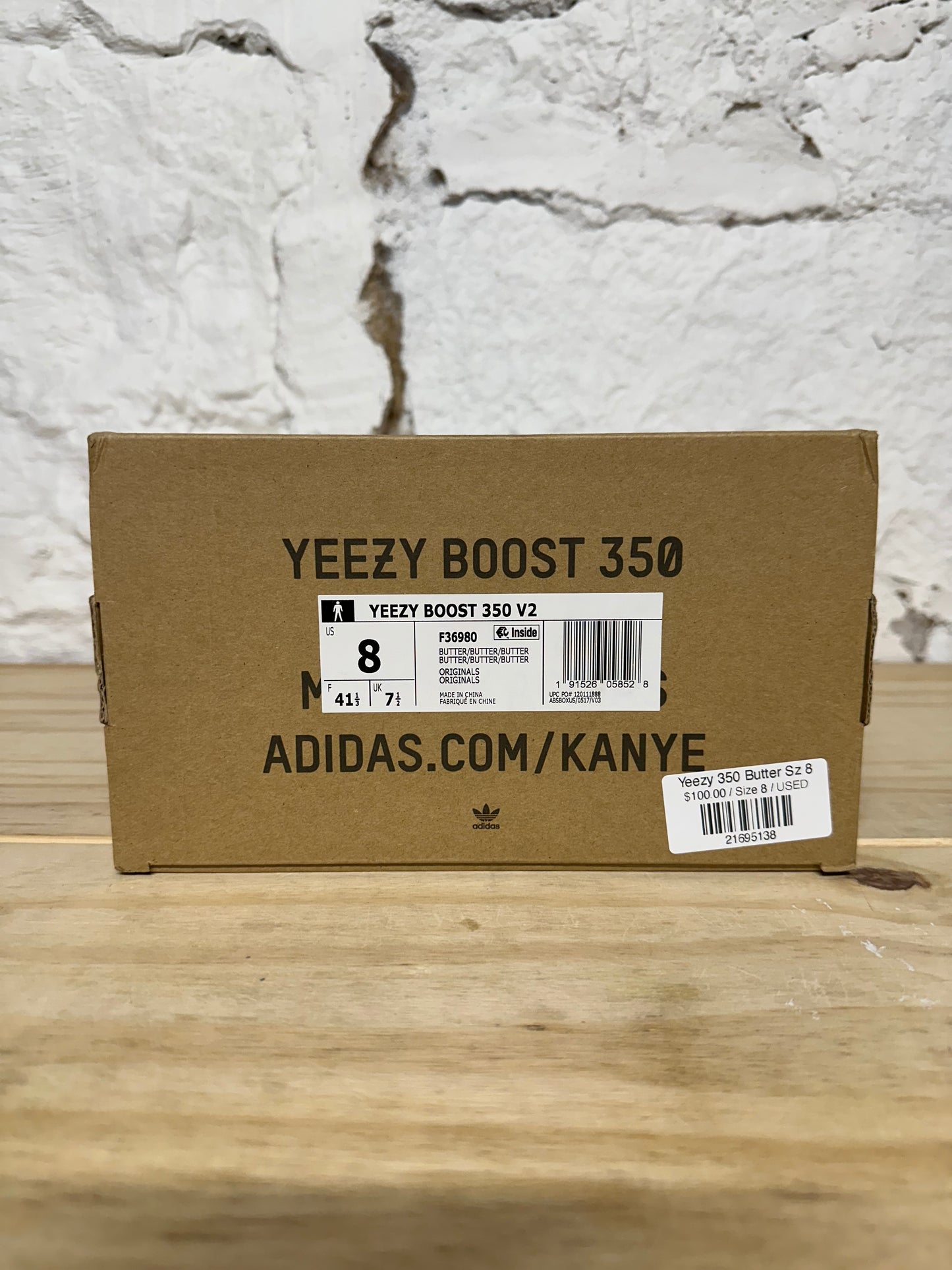 Yeezy 350 V2 Butter Sz 8