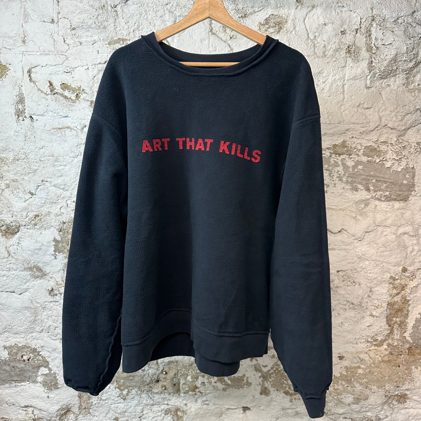 Gallery Dept Gray Logo Crewneck Black Sz XXL