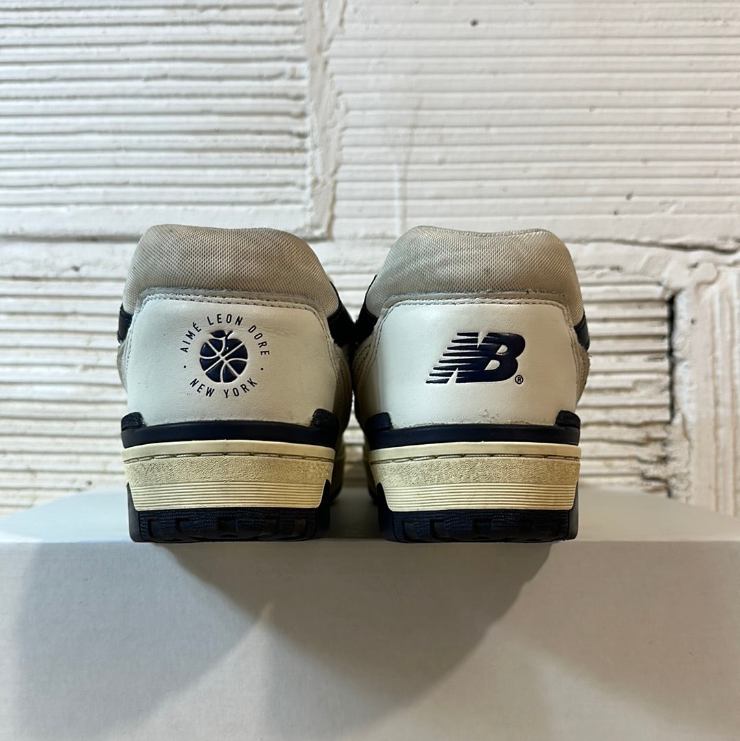 New Balance 550 Aime Leon Dore White Navy Sz 9.5