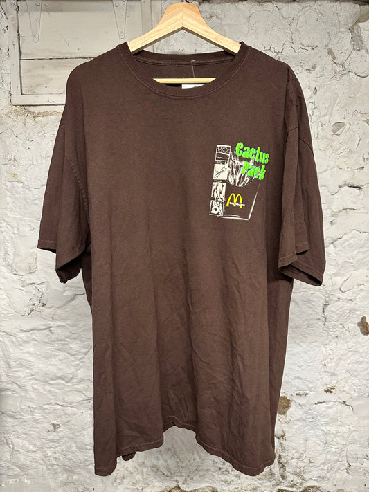 Travis Scott Mcdonalds Brown T-Shirt Sz XL