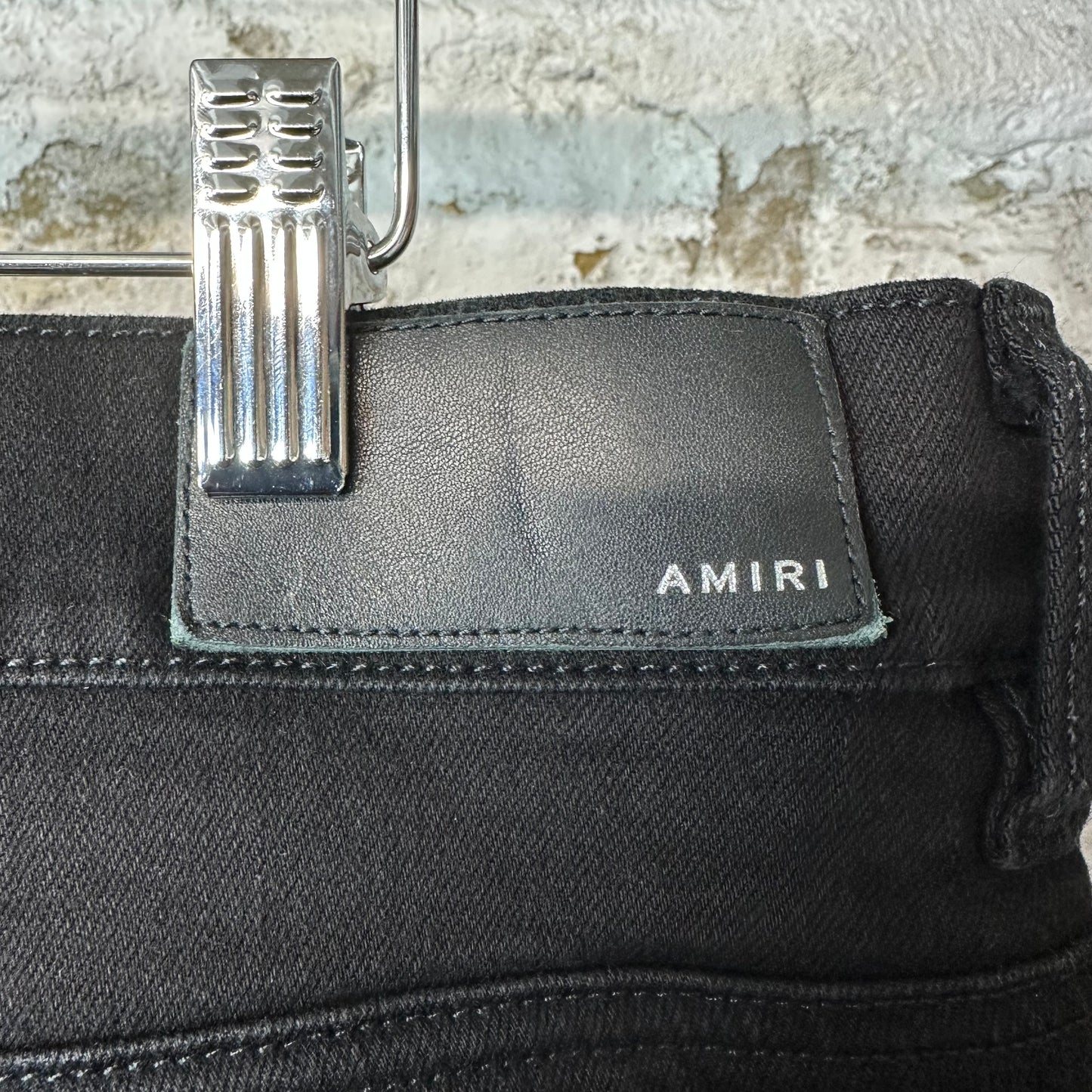 Amiri MX1 Green Paisley Black Denim Jeans Sz 38