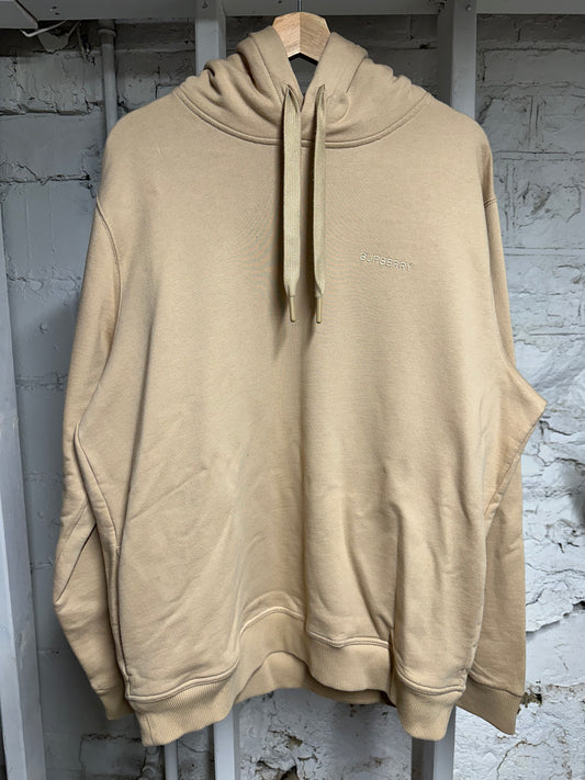 Burberry Tan Horse Pullover Hoodie Sz L