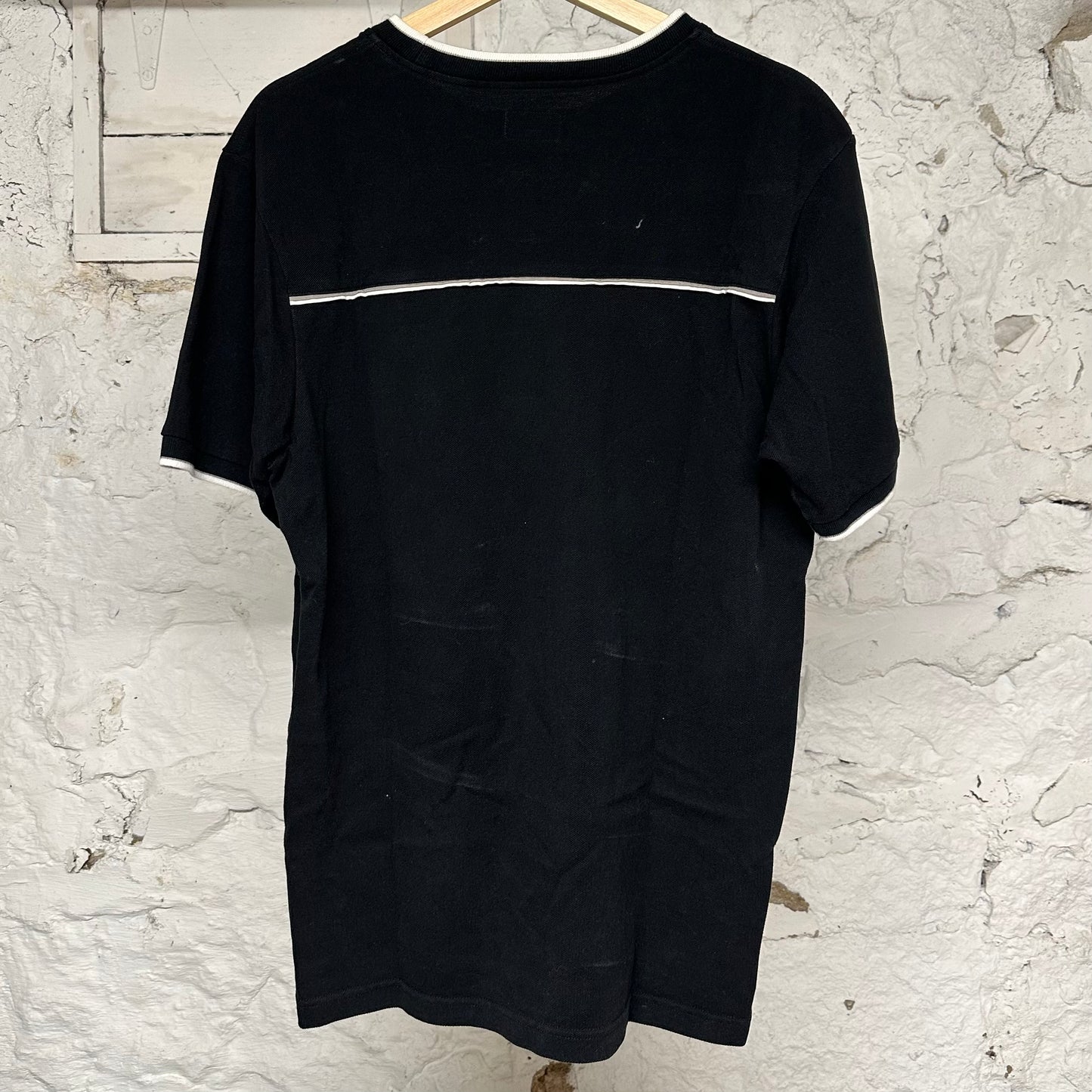 Supreme Black Chest Stripe T-Shirt Sz M