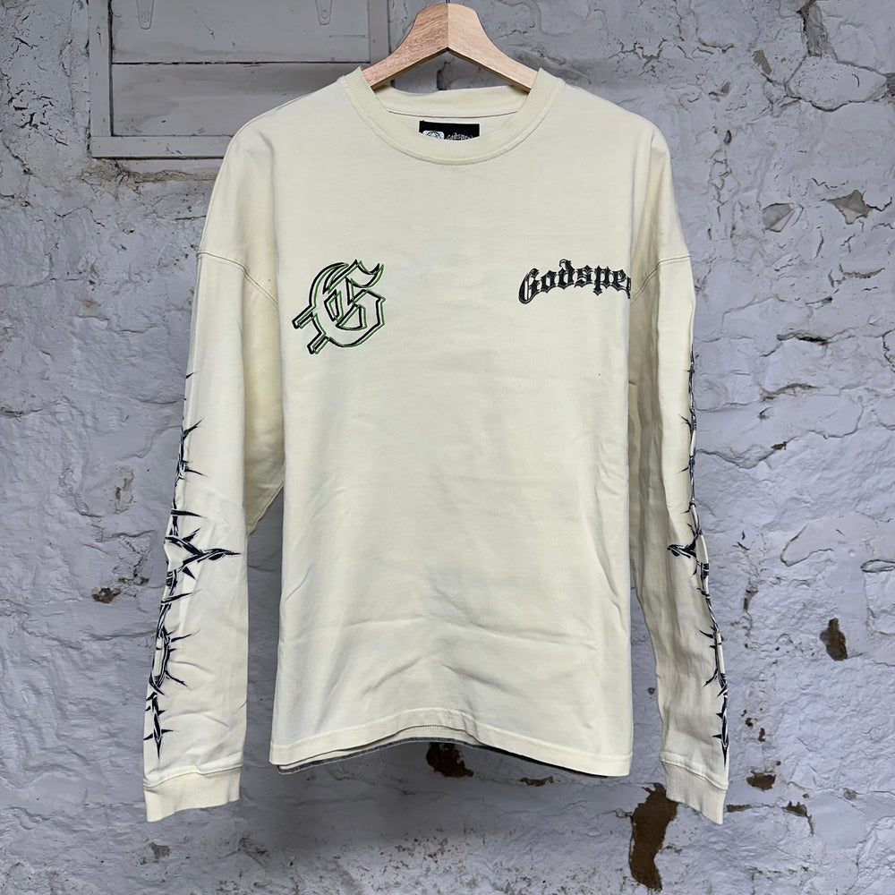 Godspeed Once Upon A Time Cream Long Sleeve Sz XS