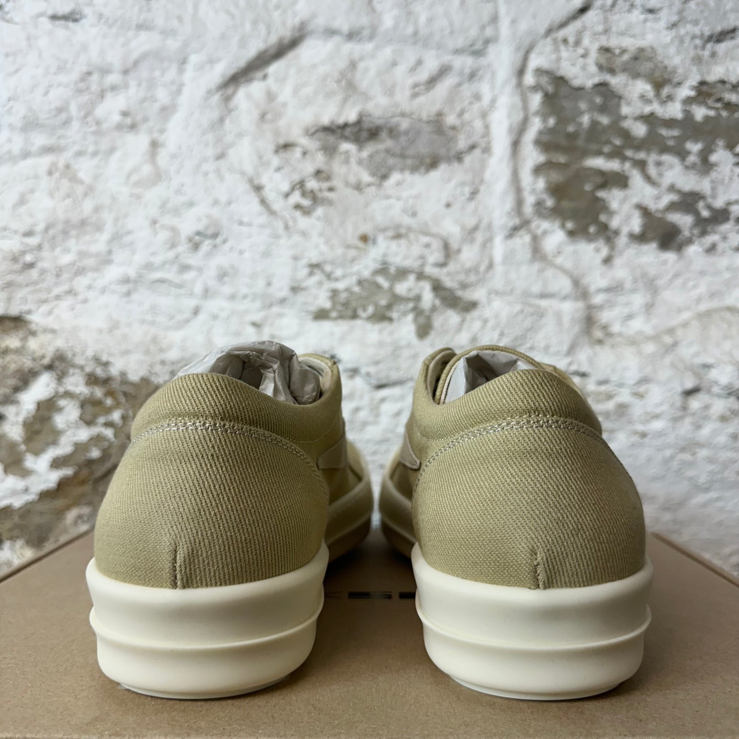 Rick Owens DRKSHDW Parchment Milk Sneaker DS