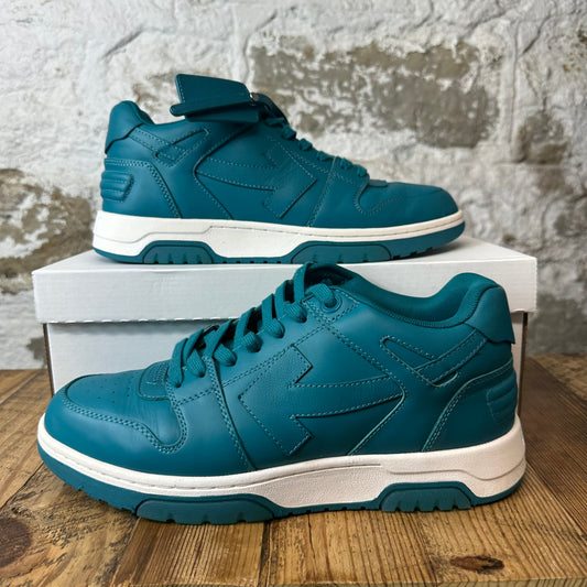 Off-White Out Of Office Turquoise White Sneaker Sz 11 (44)