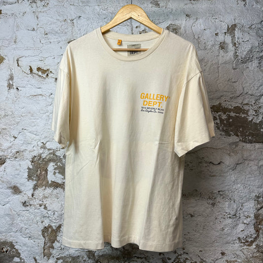 Gallery Dept Drivethrough T-shirt Cream Sz L