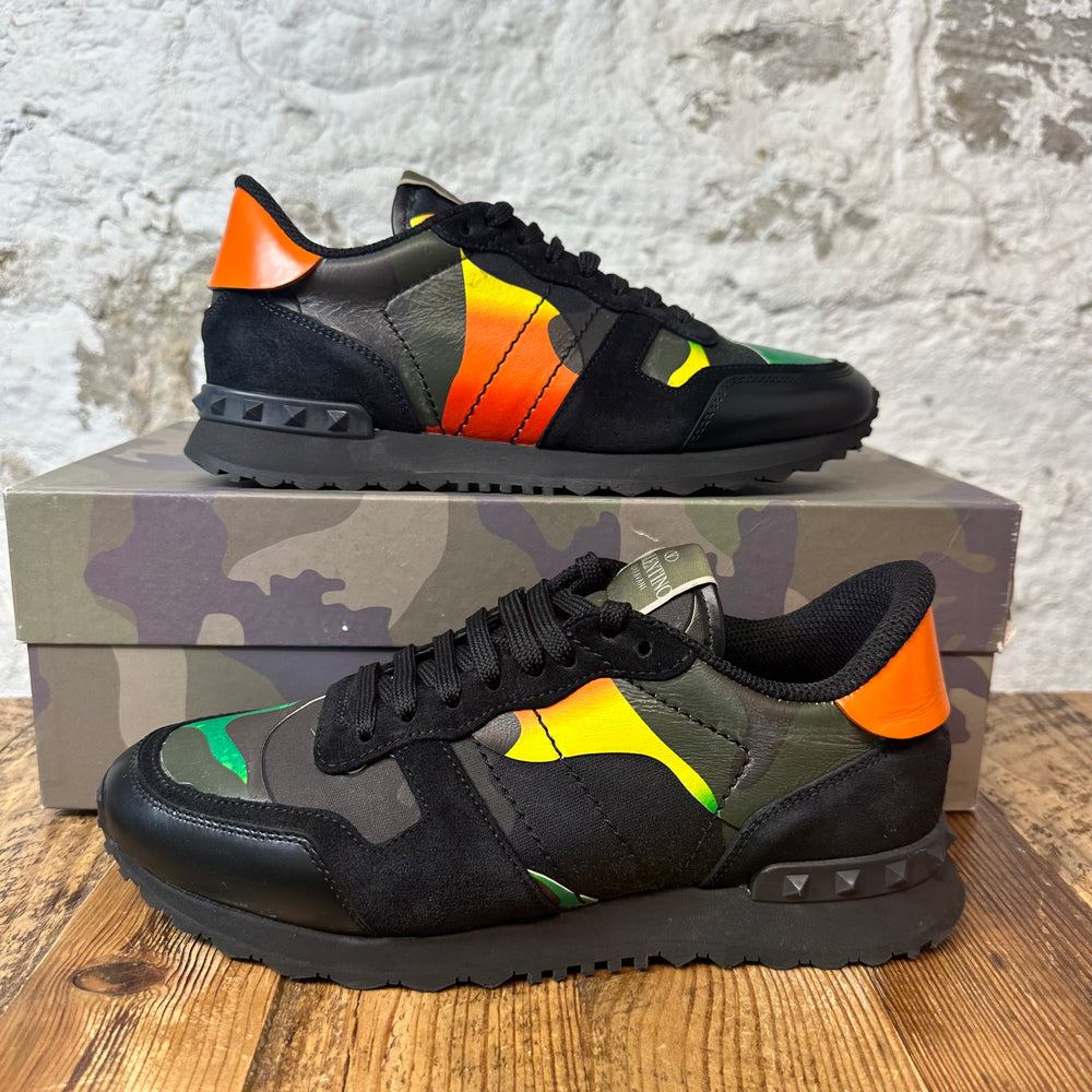 Valentino Multicolor Camo Black Runner Sneaker Sz 6.5 (39)