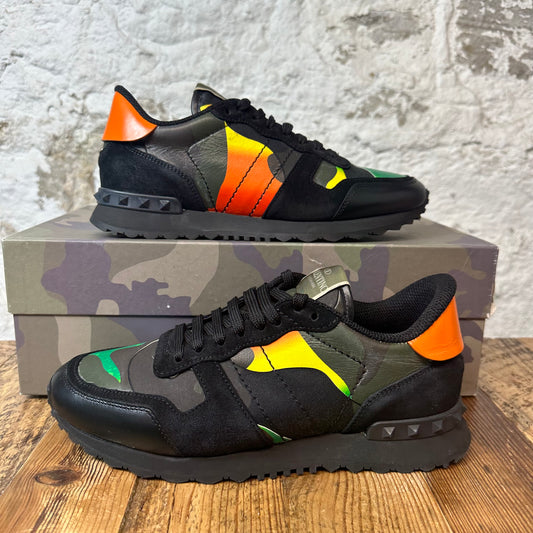 Valentino Multicolor Camo Black Runner Sneaker Sz 6.5 (39)