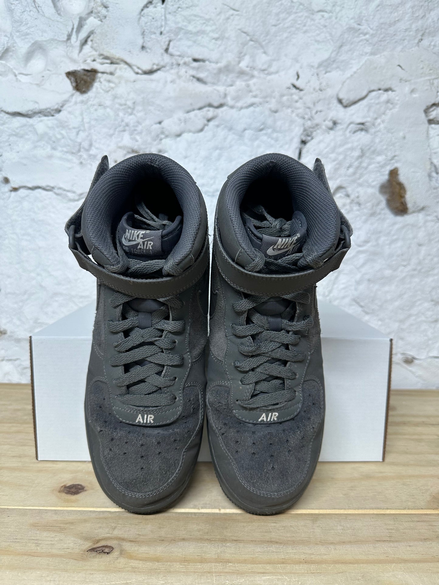 Nike Air Force 1 Mid Dark Grey Sz 9