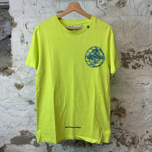 Off-White Rationalism T-shirt Neon Green Sz S