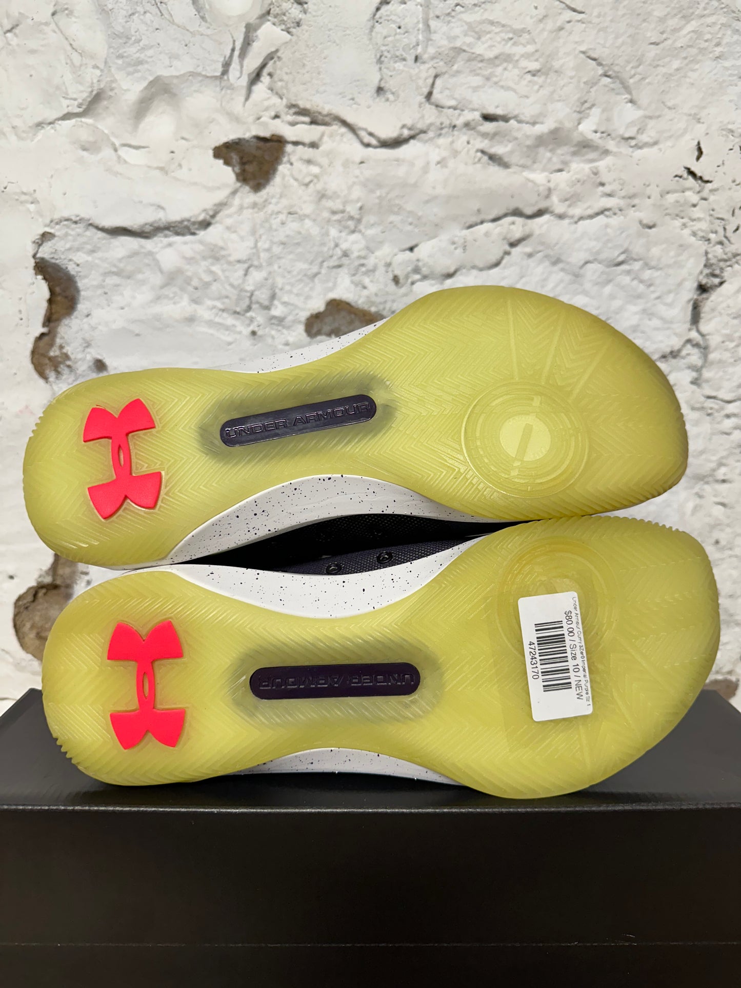 Under Armour Curry 3Zer0 Imperial Purple Sz 10 DS