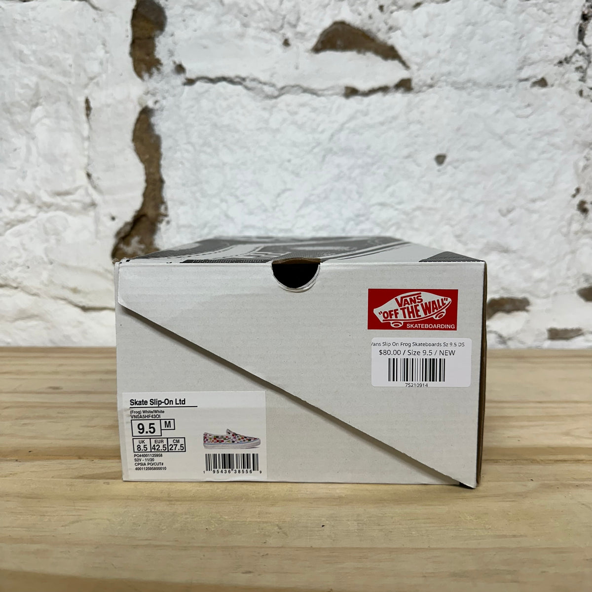 Vans Slip On Frog Skateboards Sz 9.5 DS