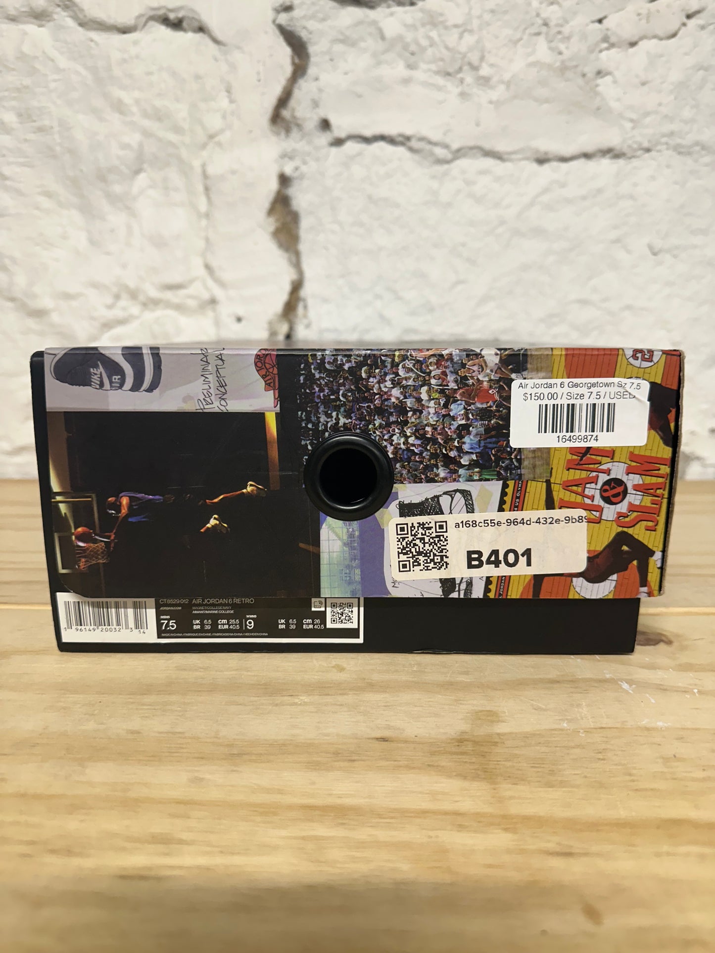 Air Jordan 6 Georgetown Sz 7.5