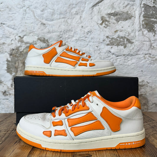 Amiri Orange Skeleton White Cream Sneaker Sz 10 (43)