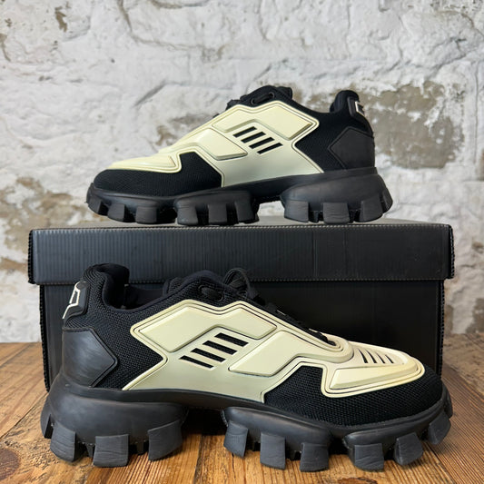 Prada Cloubust Thunder Black White Sneaker Sz 8.5