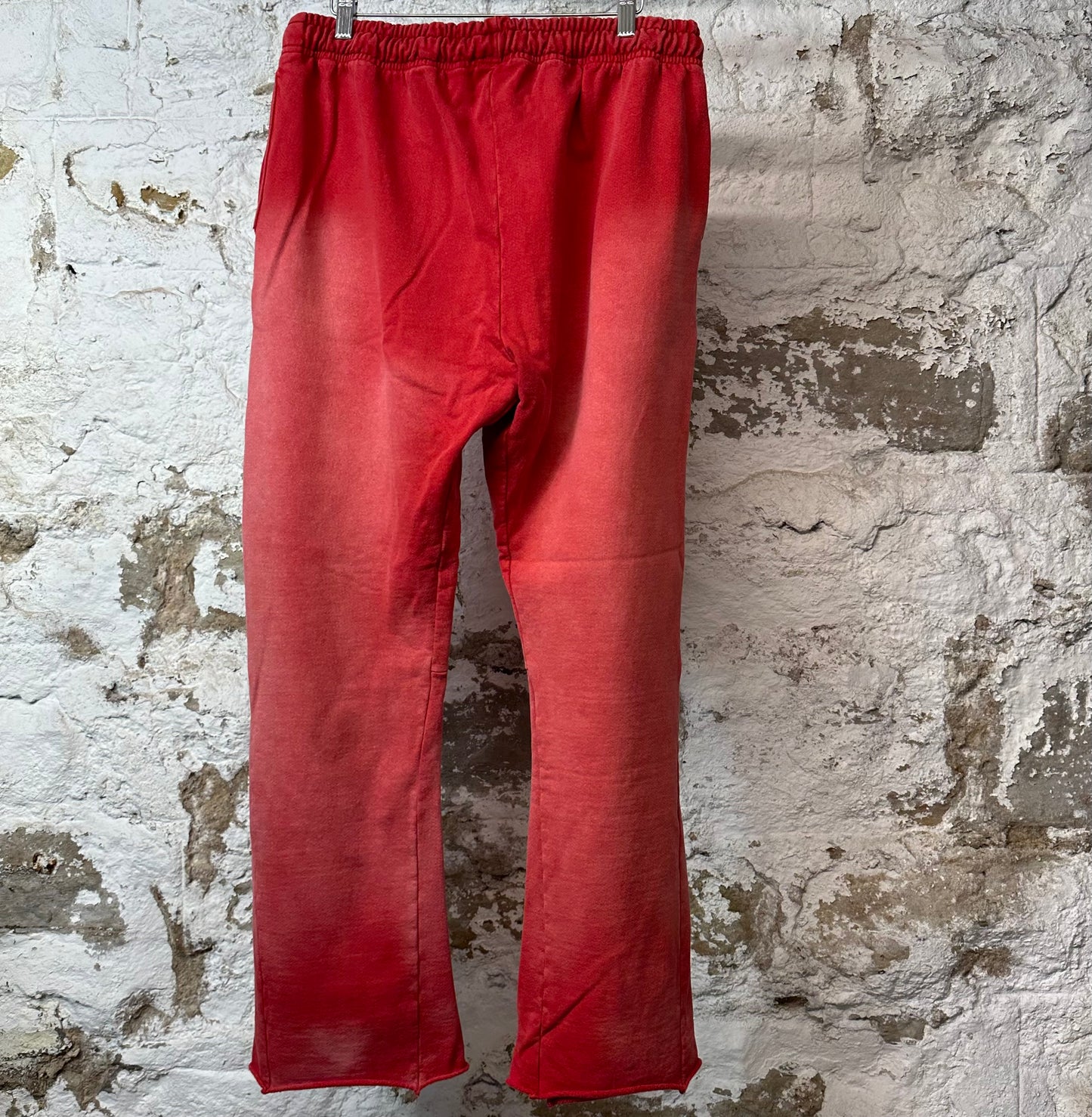 Hellstar Flame Flare Sweatpants Red Sz XL