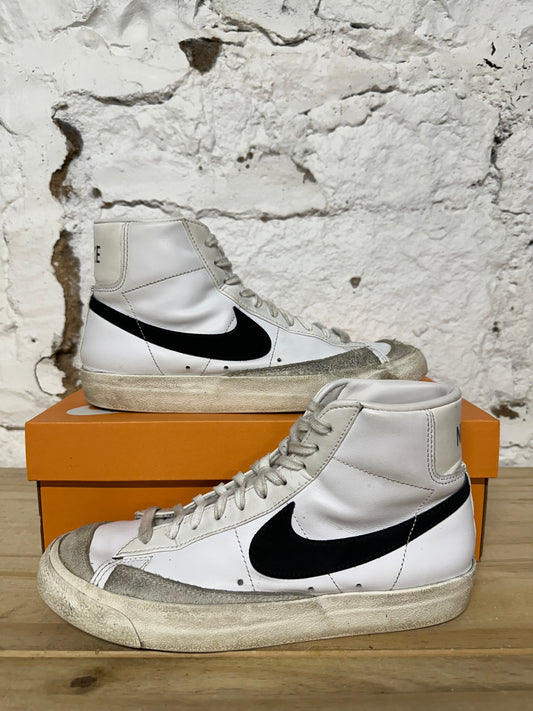 Nike Blazer Black White Sz 8.5