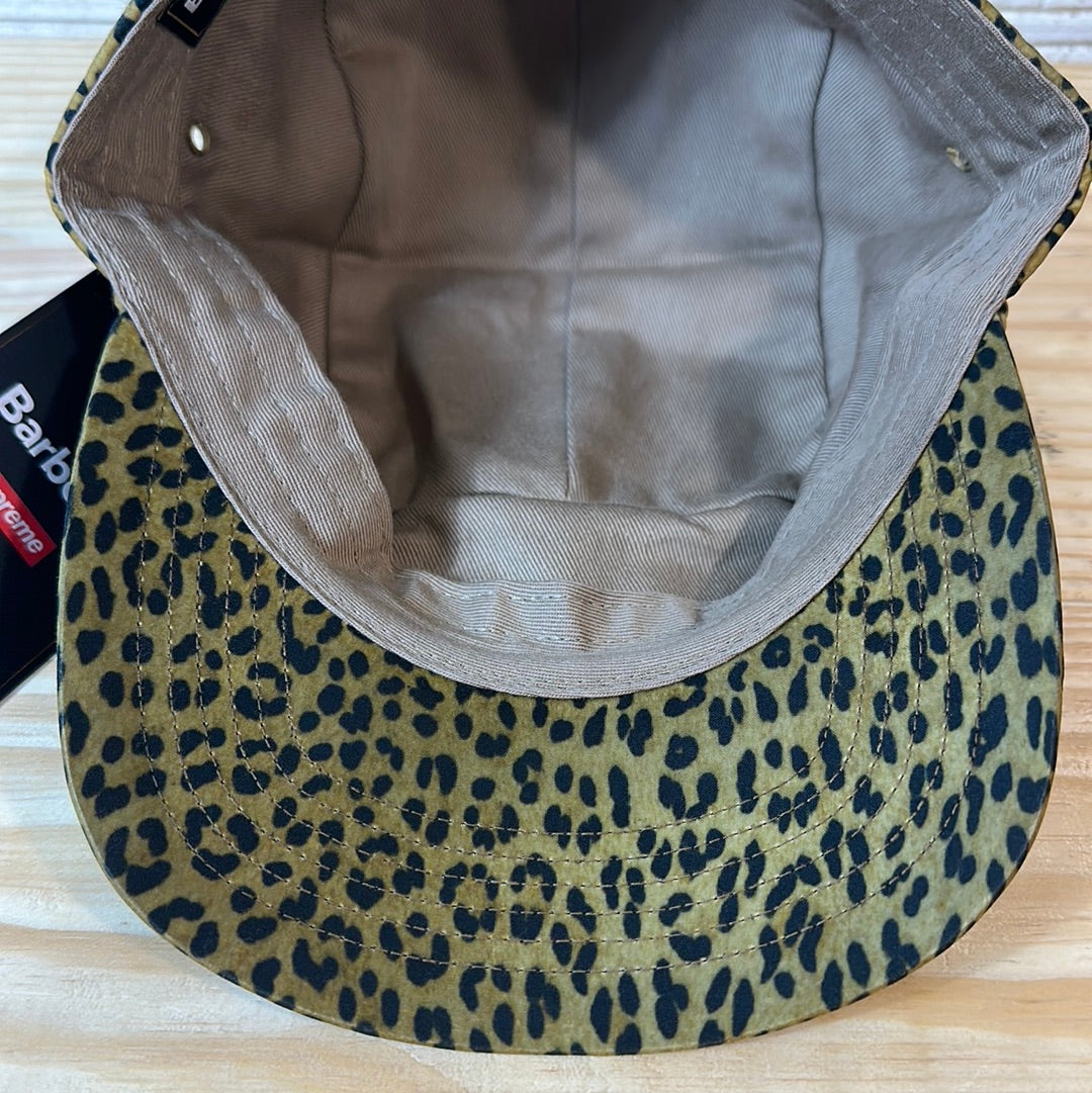 Supreme Washed Chino Twill Camp Cap (FW23) Leopard Hat