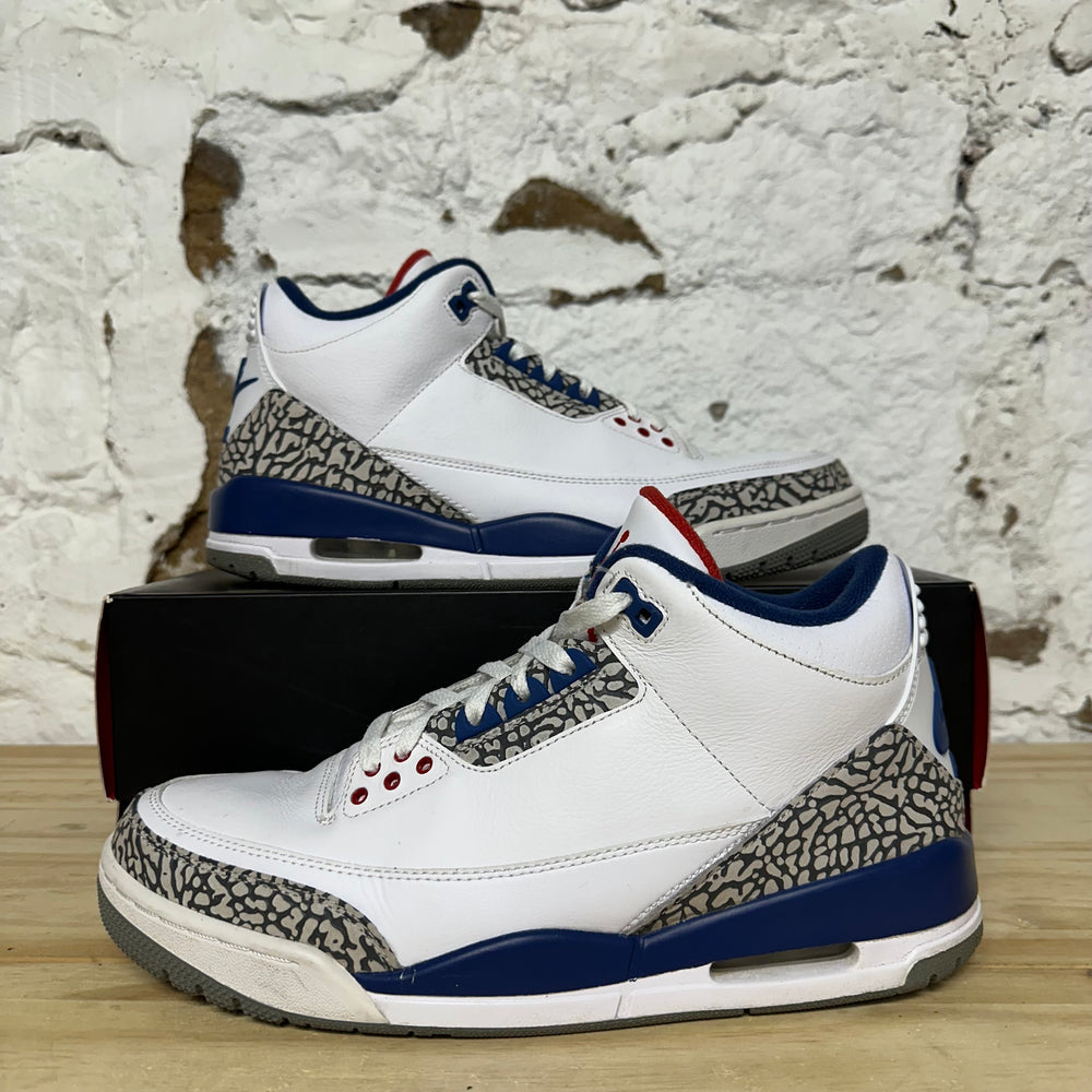 Air Jordan 3 True Blue (2016) Sz 10