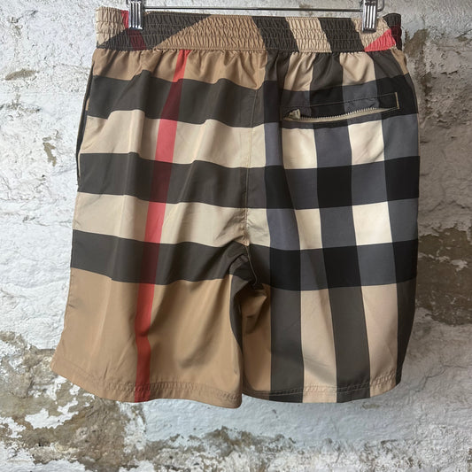 Burberry Plaid Swim Trunks Sz S