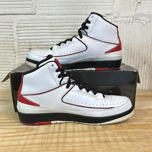 Air Jordan 2 QF White Varsity Red Sz 10
