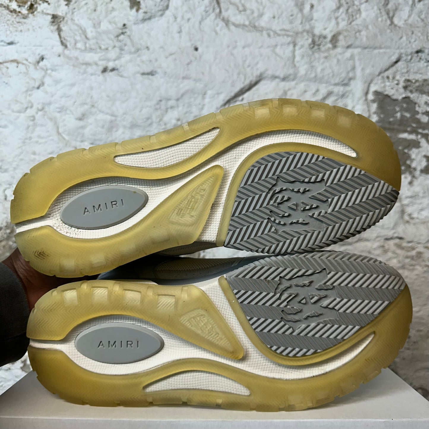 Amiri MA-1 Grey White Cream Sneaker Sz 10 (43)