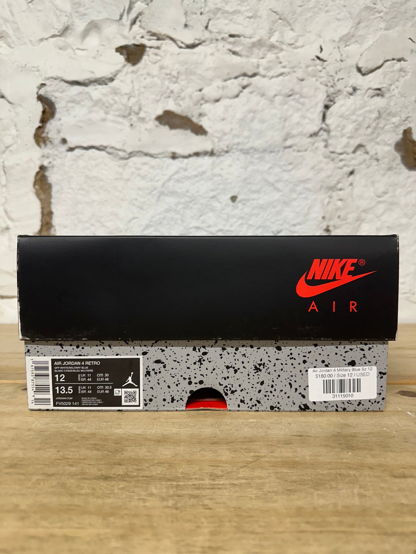 Air Jordan 4 Military Blue Sz 12