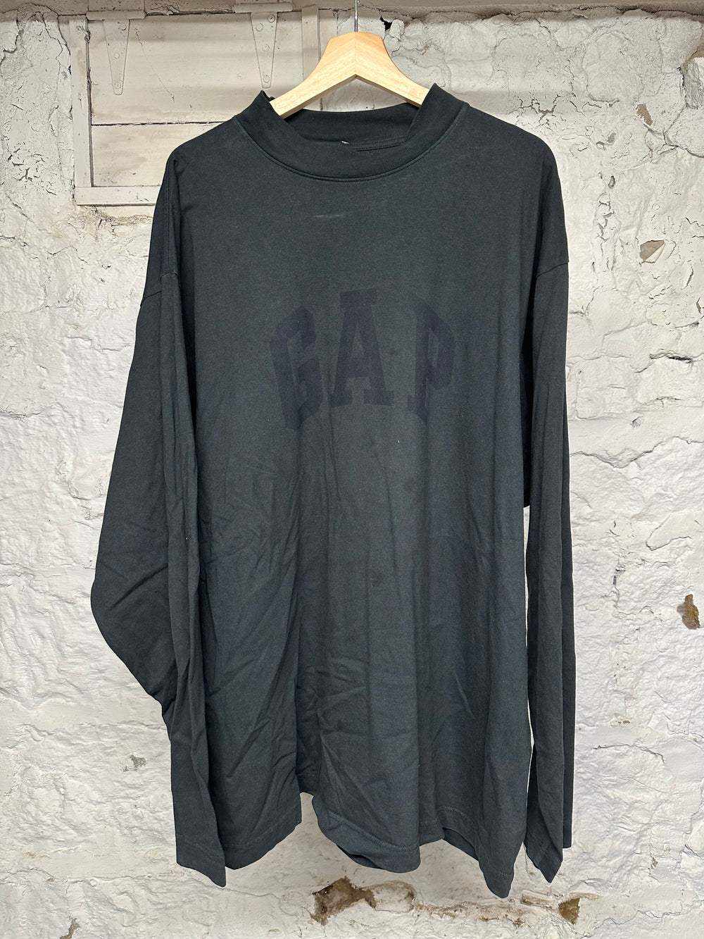 Yeezy Gap Dove Black L/S T-Shirt Sz L