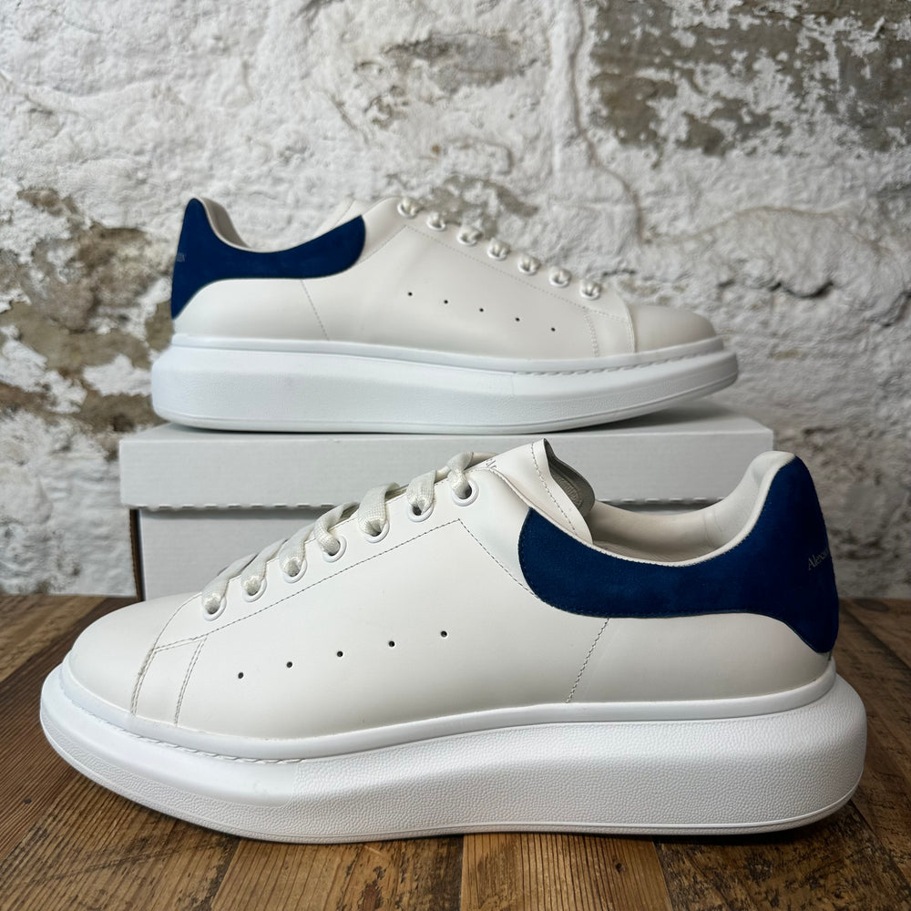 Alexander Mcqueen Blue Tab White Sneaker Sz 15 (48) No Box