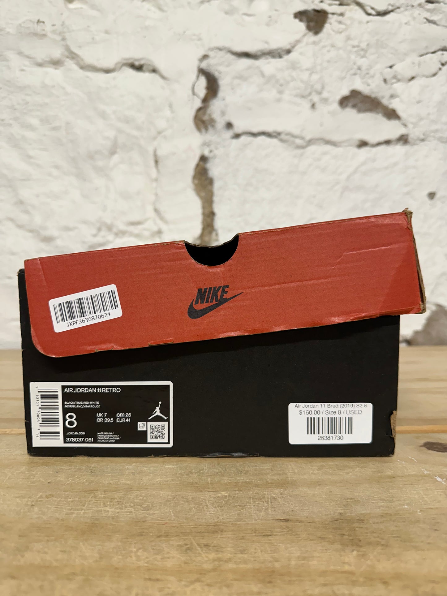 Air Jordan 11 High Bred (2019) Sz 8