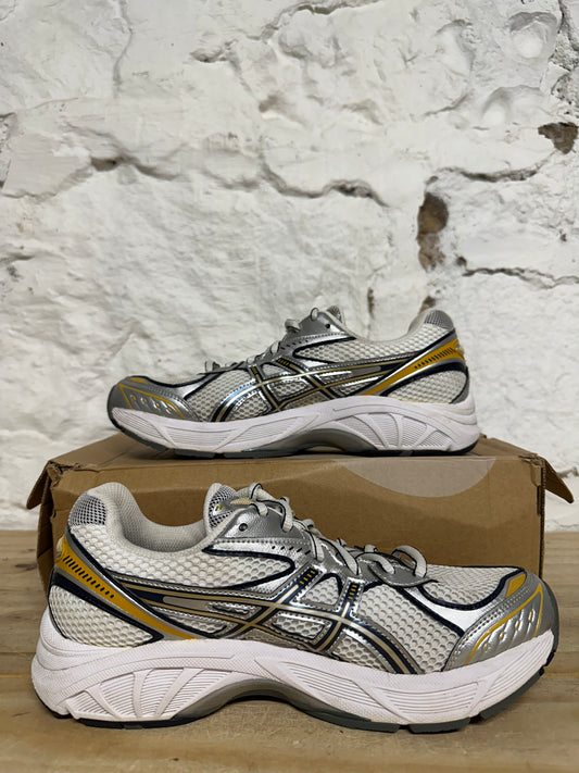Asics GT-2160 White Pure Silver Gold Sz 8