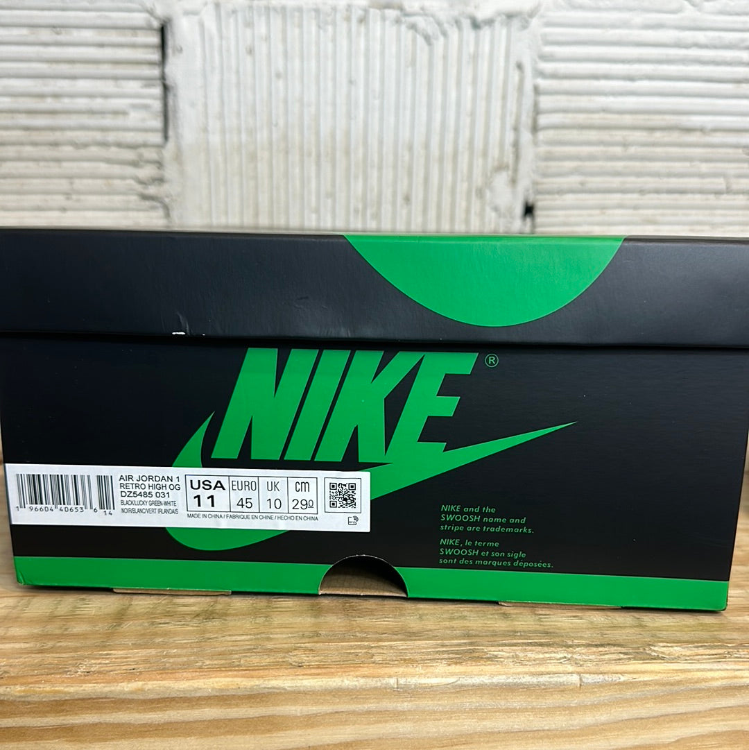 Air Jordan 1 High Lucky Green Sz 11